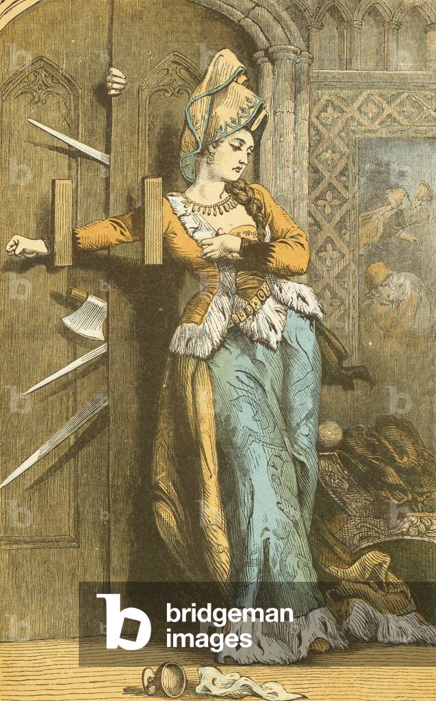 Catherine Douglas barring the door