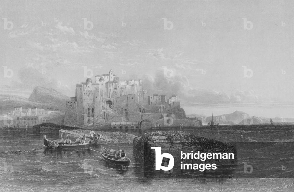 Pozzuolo, the Ancient Puteoli, the Landing Place of St Paul (engraving)