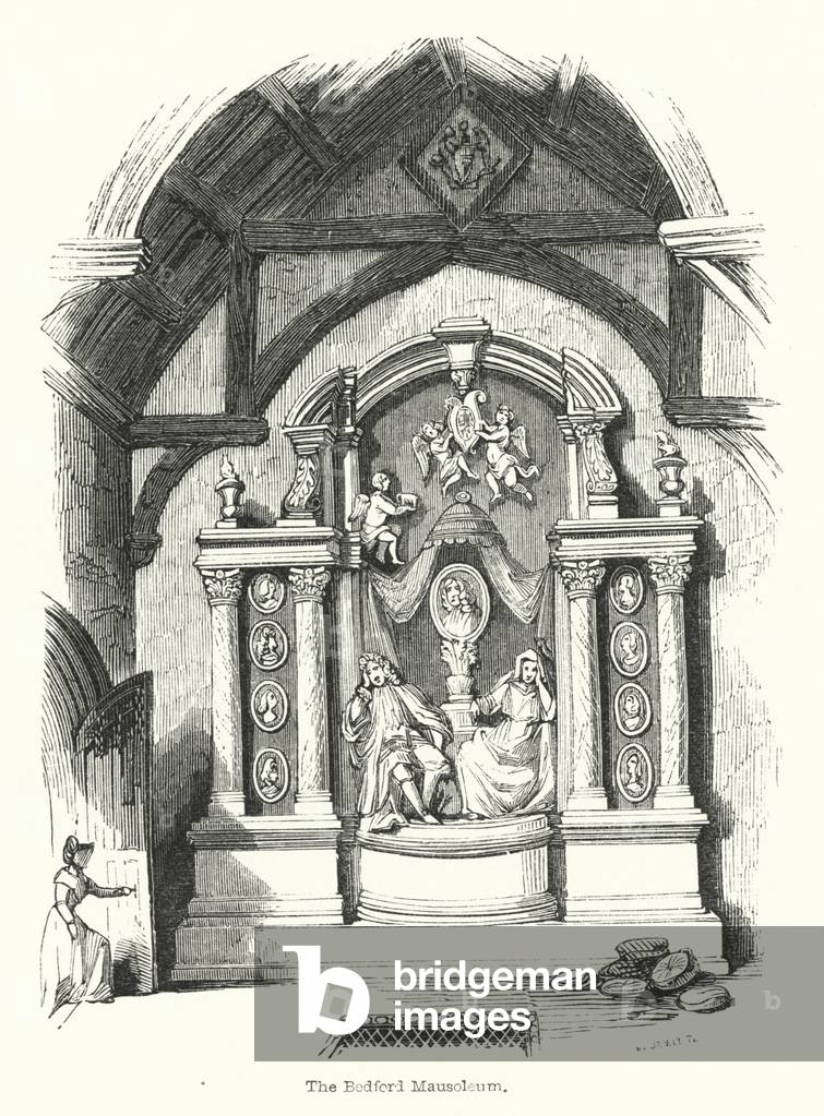 The Bedford Mausoleum (engraving)