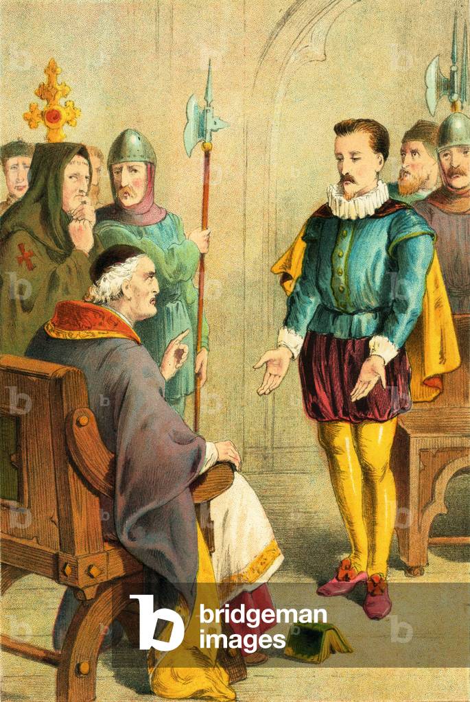 Thomas Hawkes before Bishop Bonner