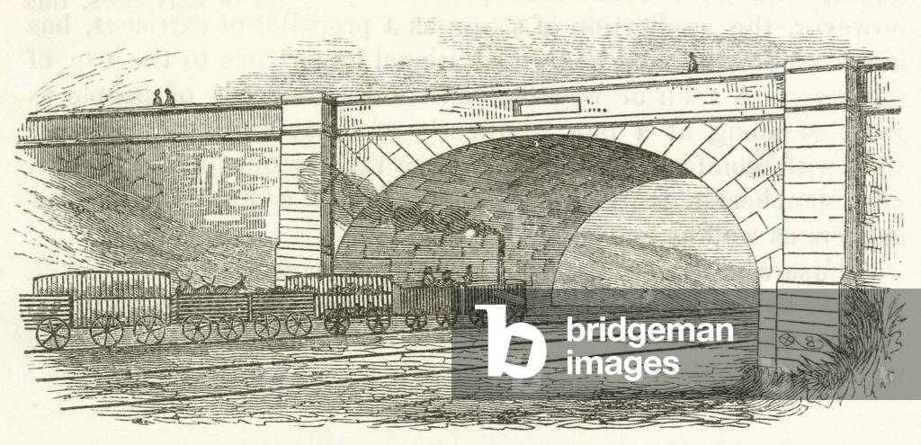 Manchester and Liverpool railway (engraving)