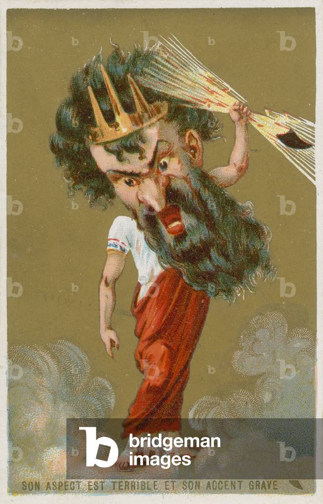 His appearance is terrible and accent grave (chromolitho)