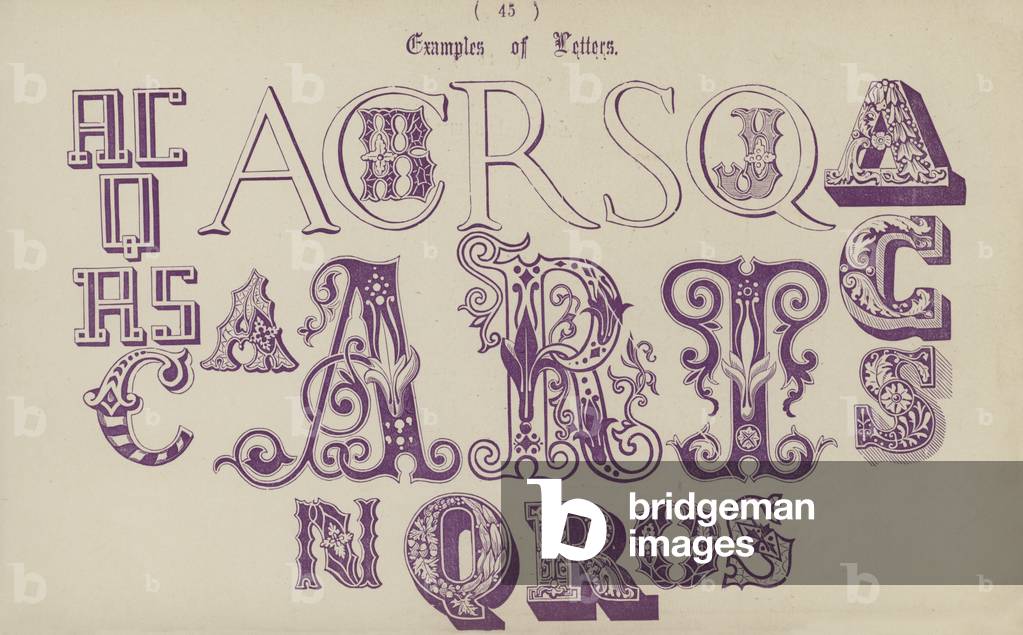 Examples of Letters (engraving)