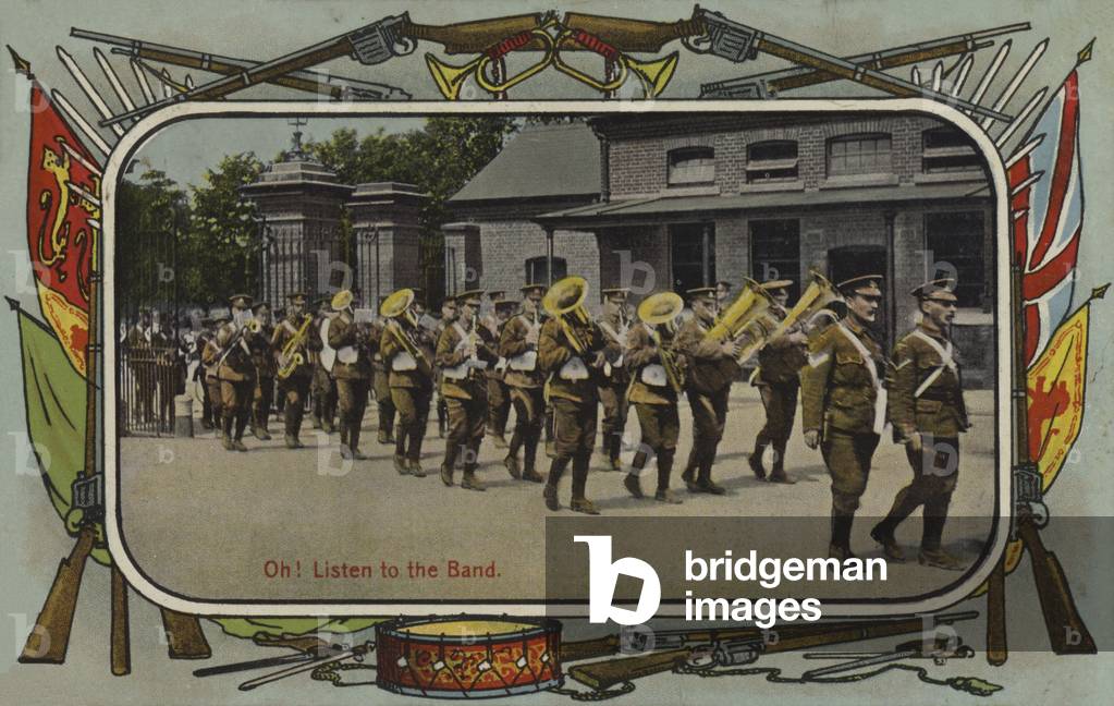 Miltary band (colour photo)