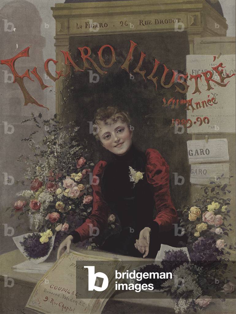 Cover of Le Figaro Illustre, 1889 (colour litho)