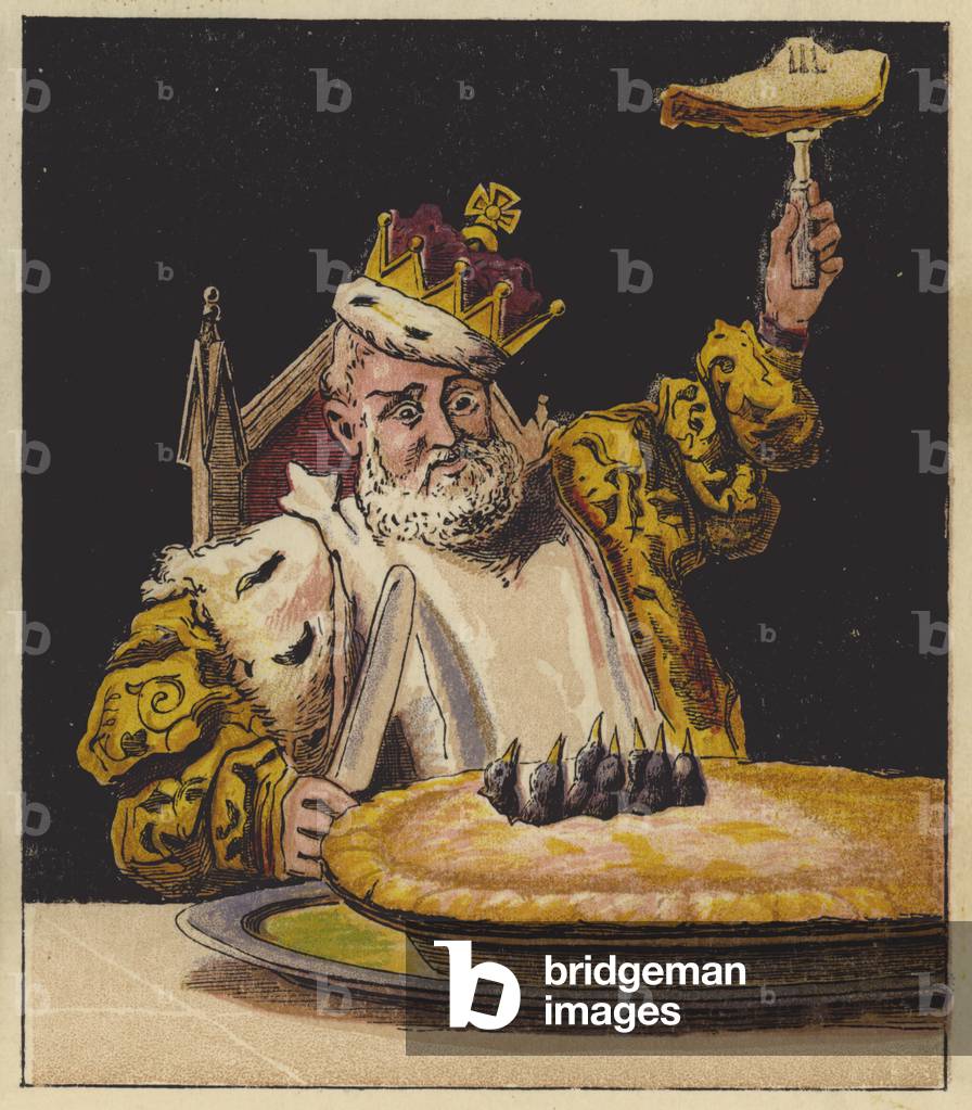 Sing a Song of Sixpence (colour litho)