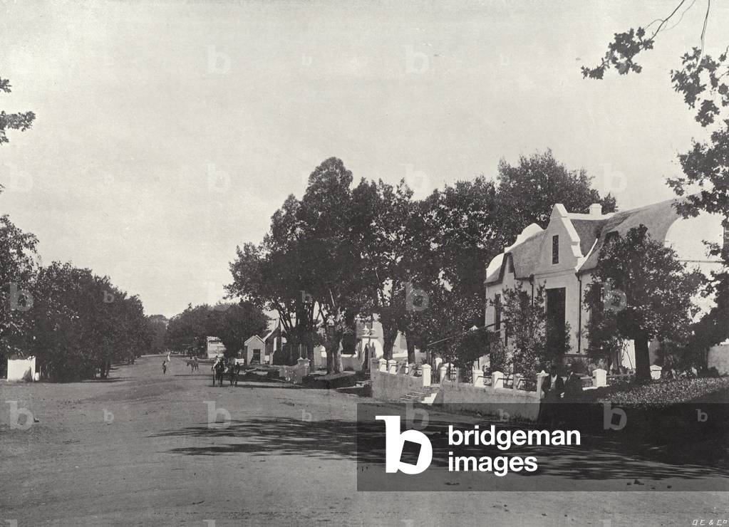 Main Street, Swellendam (b/w photo)