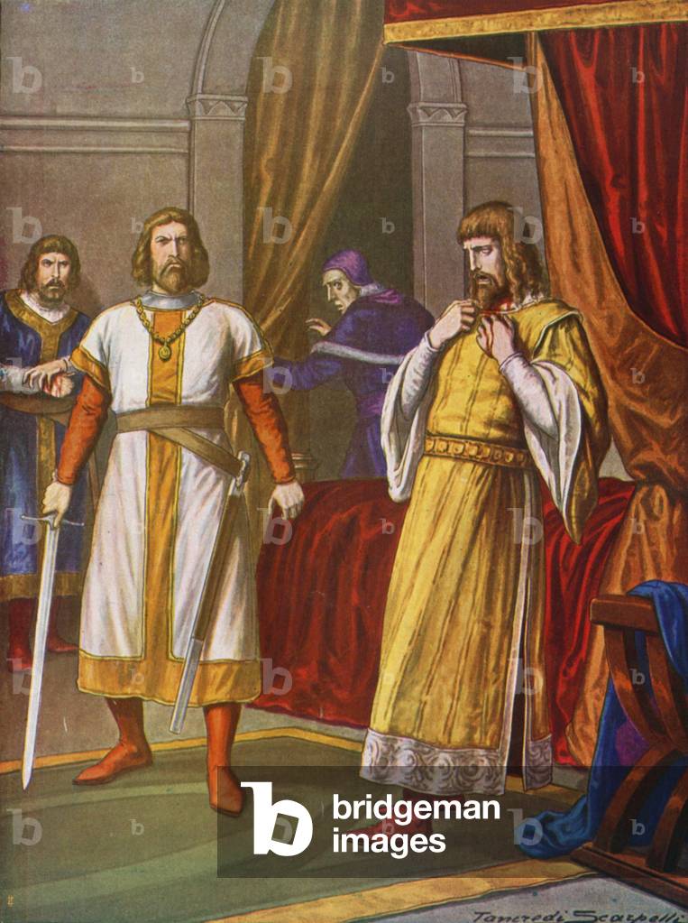 König Philipp von Swabia von Grafschaft Otto VIII. von Wittelsbach in Bamburg getötet