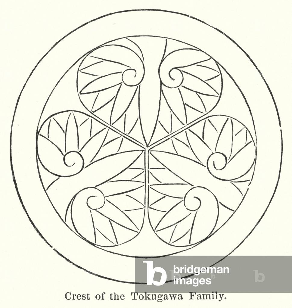 Crest of the Tokugawa Family (engraving)