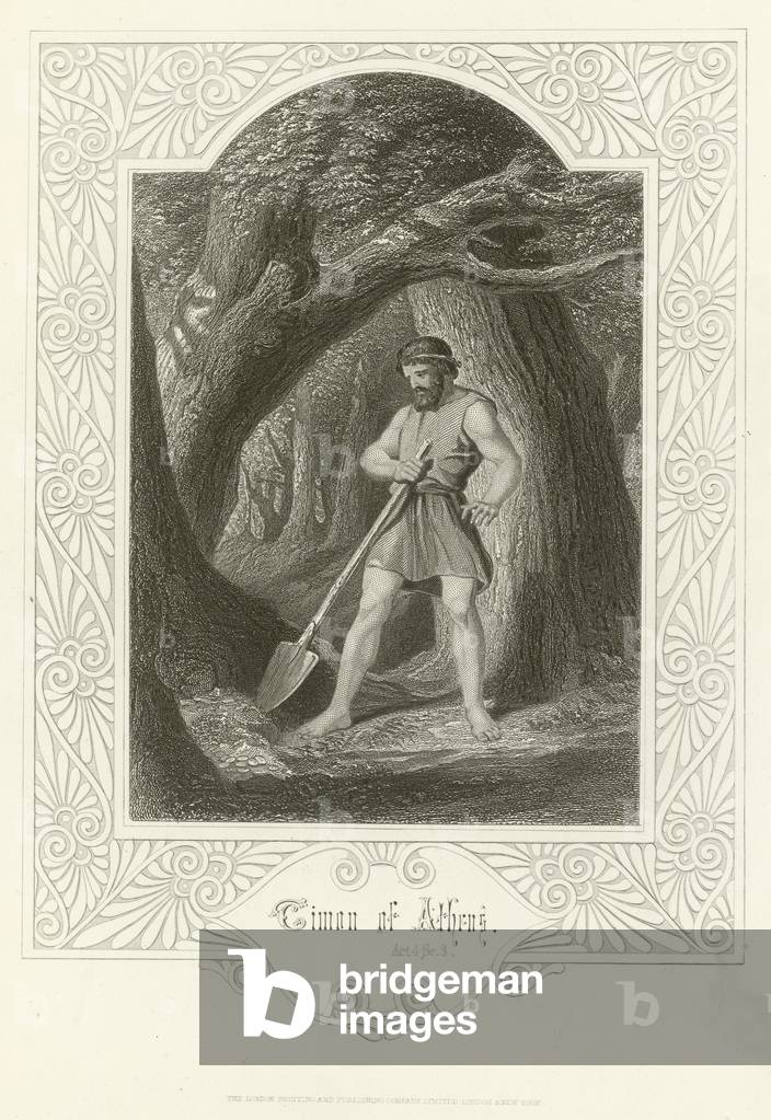 Timon of Athens, Act IV, scene iii (engraving)