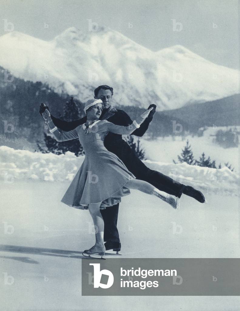 Mlle Bonne, M Curry (b/w photo)