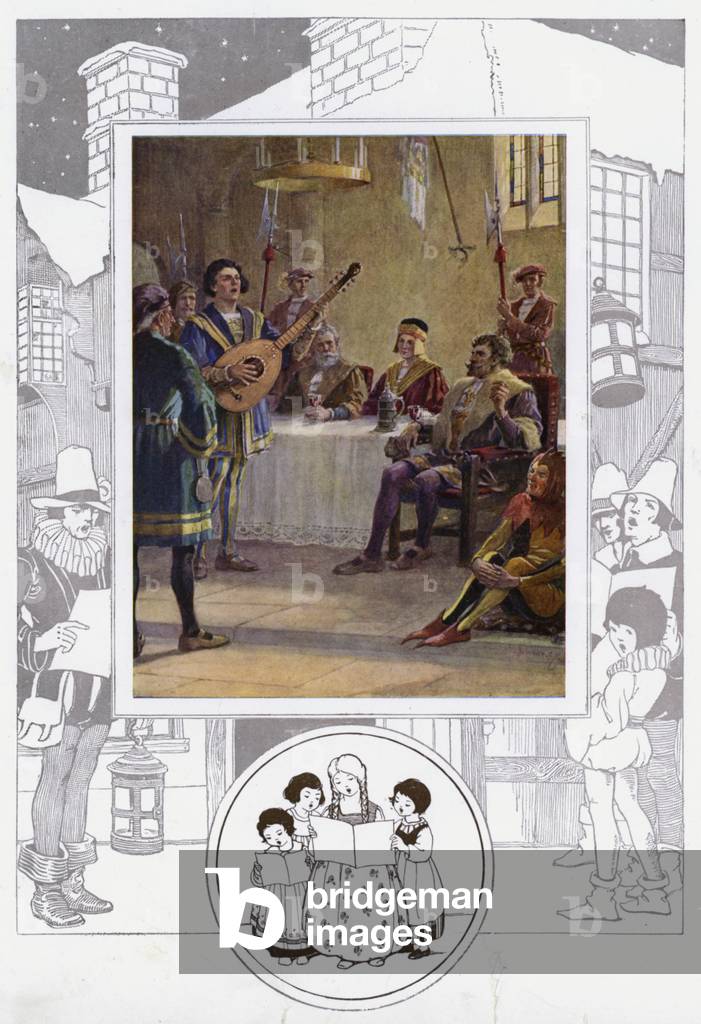 Let All That Are To Mirth Inclined (colour litho)