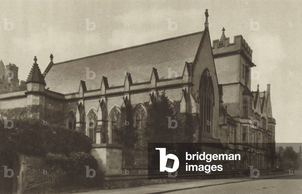 Manchester College (b/w photo)