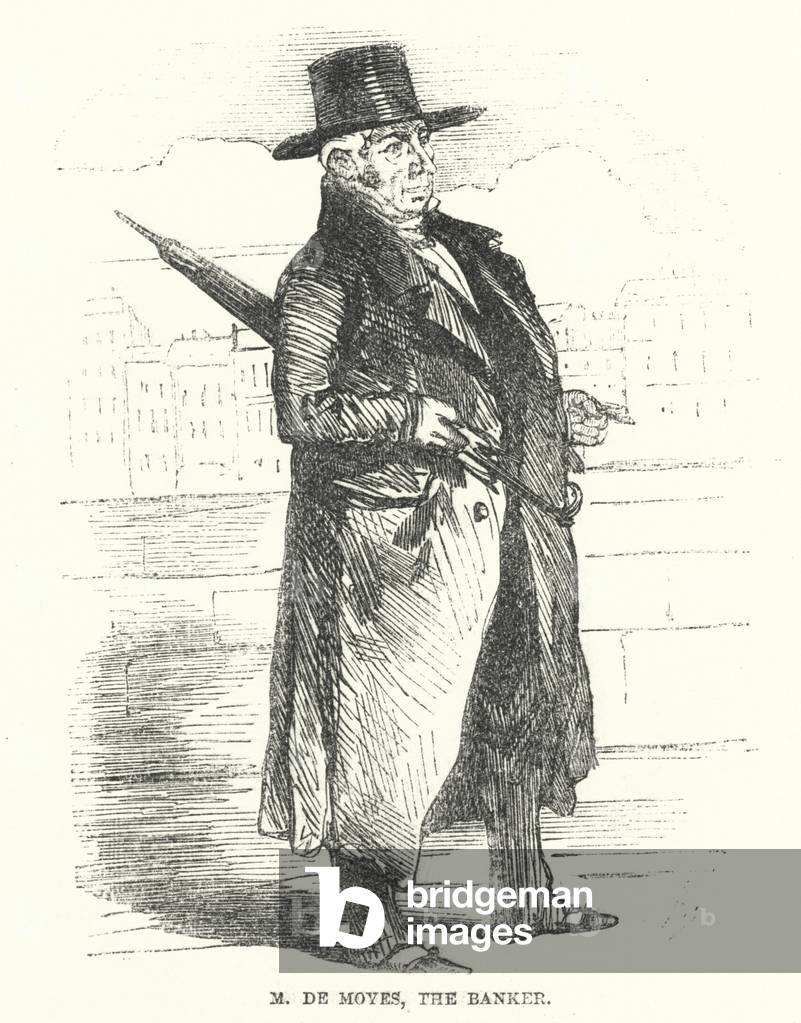 M De Moyes, the Banker (engraving)