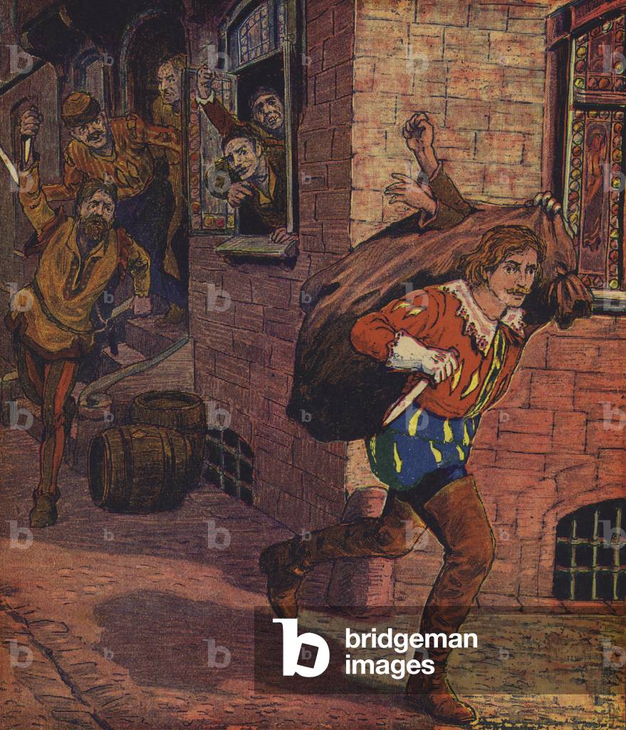 Klaus Störtebeker (colour litho)