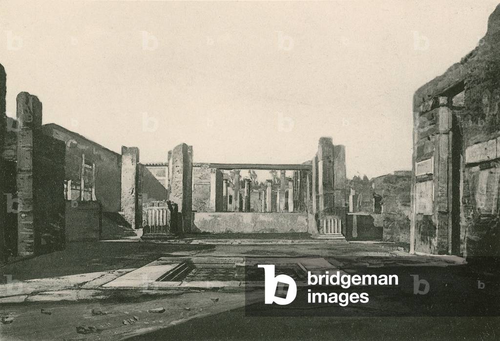 The Atrium of the Cassia House as it is (gravure)