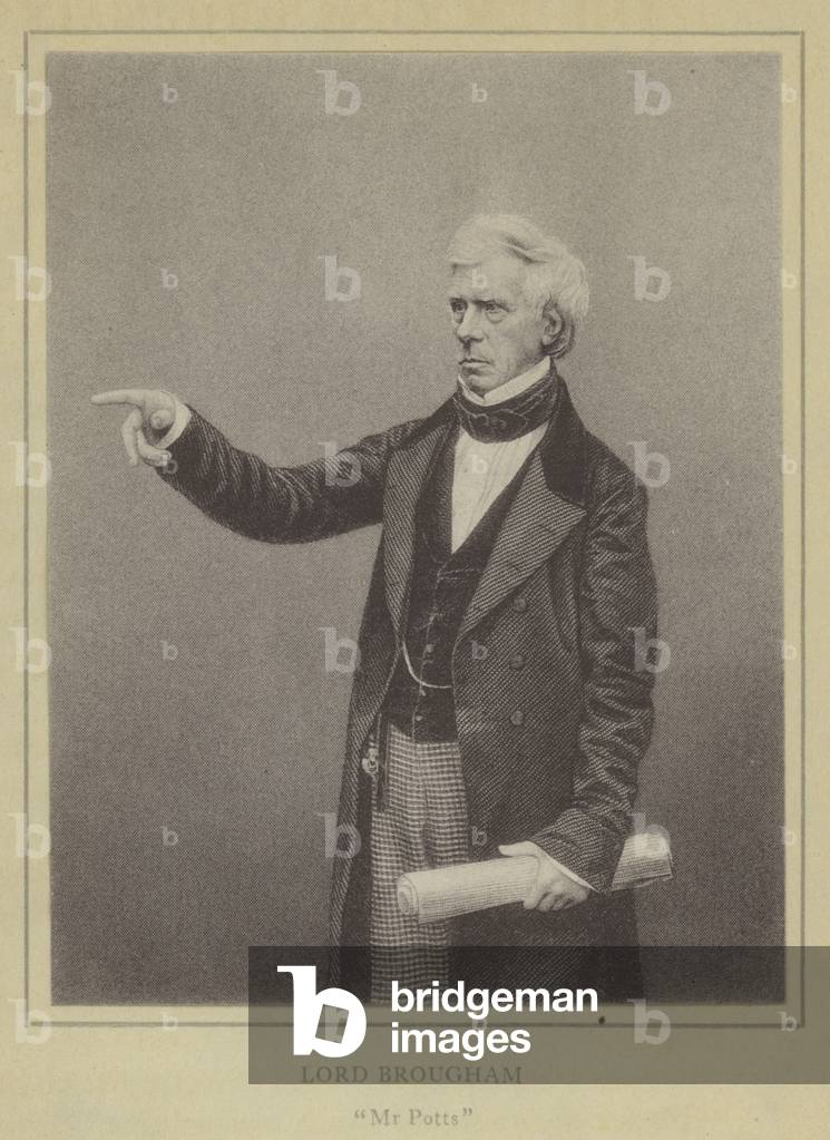 Lord Brougham, Mr Potts (litho)