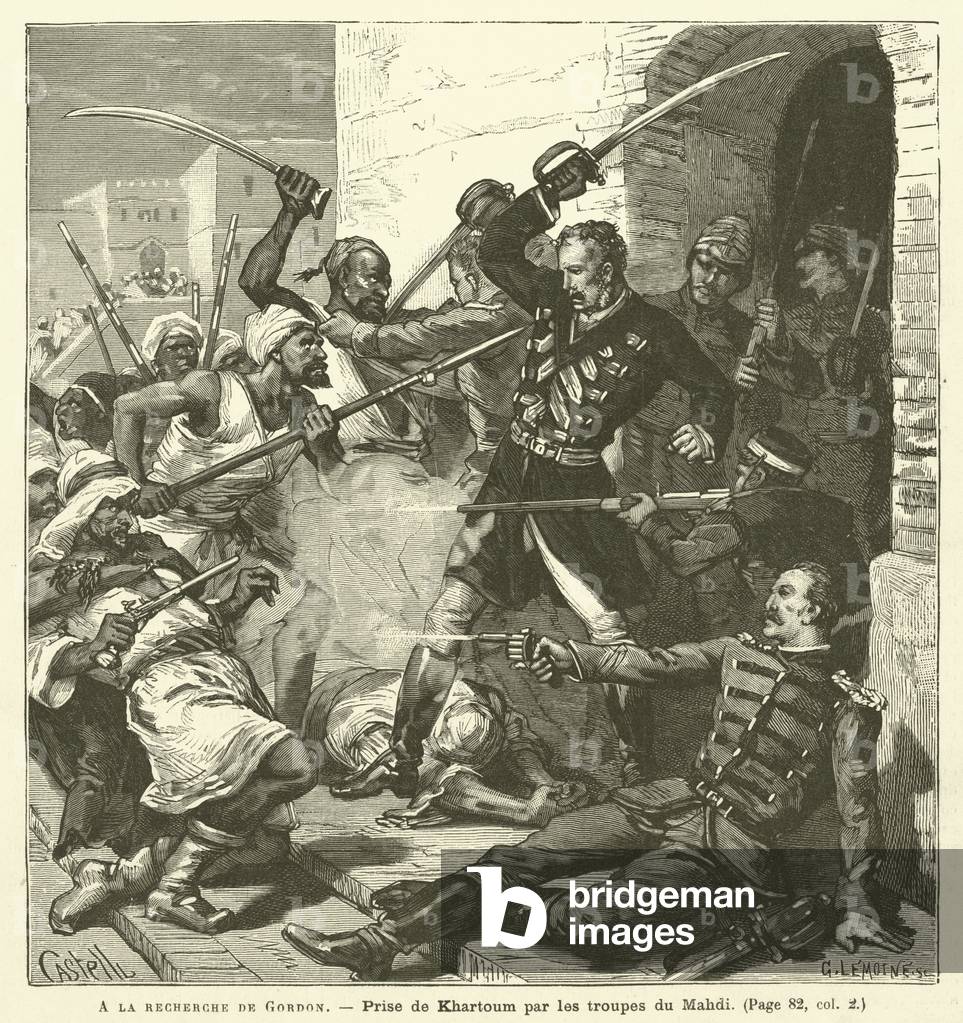 A La Recherche De Gordon (engraving)