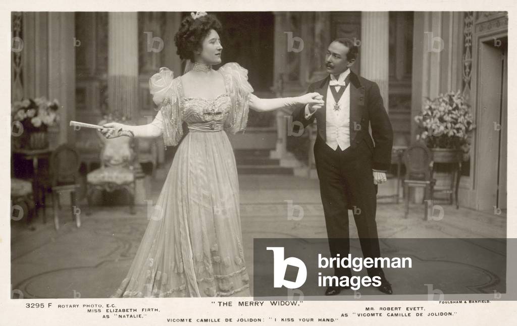 The Merry Widow (b/w photo)