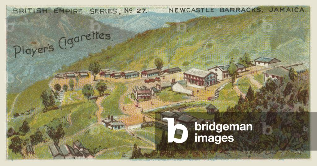 Newcastle Barracks, Jamaica (chromolitho)