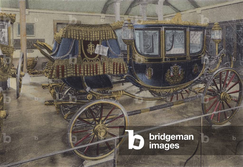 Voiture du Czar, Carriage of Czar (coloured photo)
