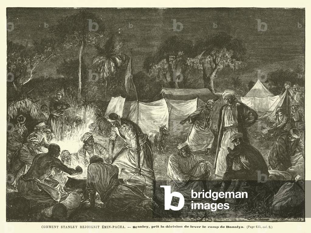 Comment Stanley Rejoignit Emin-Pacha (engraving)