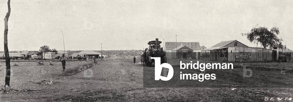 Traction Engine (b/w photo)