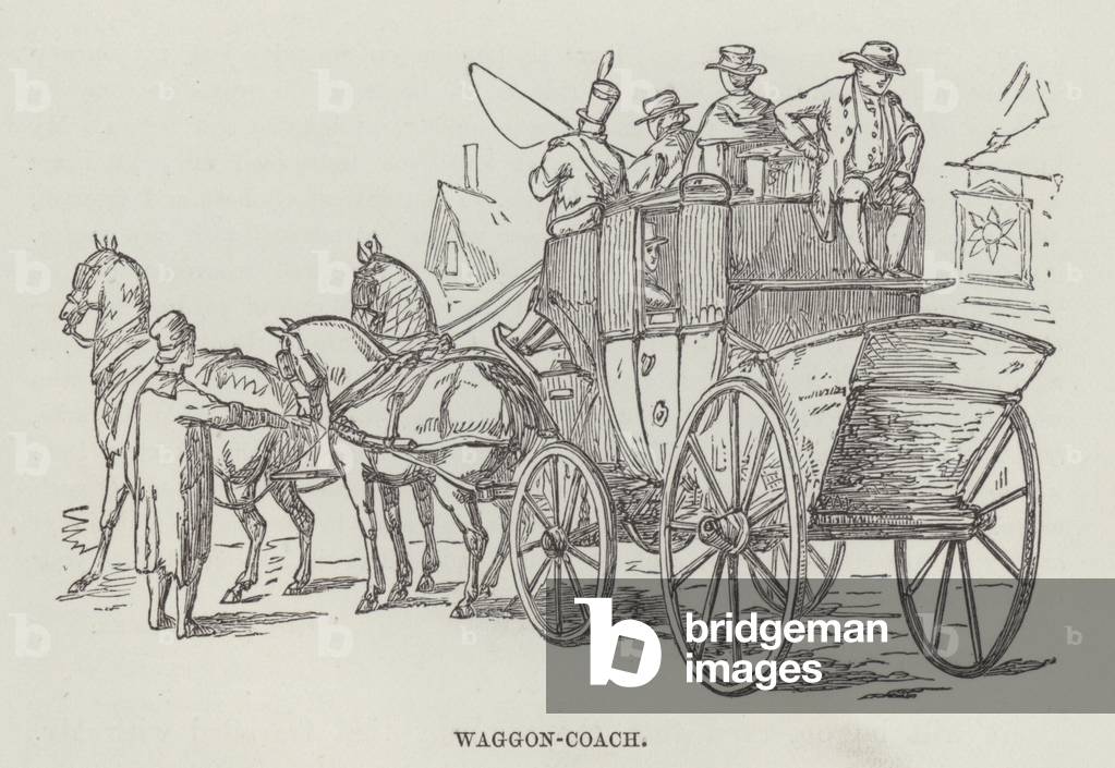 Waggon-coach (engraving)