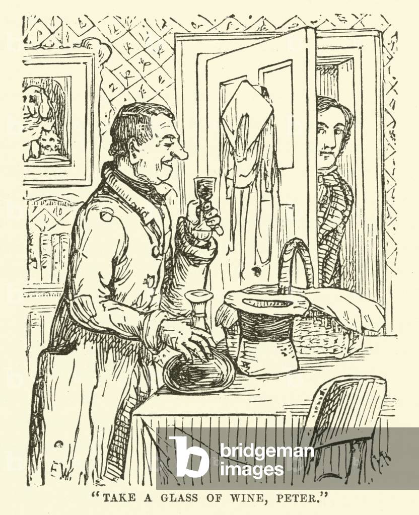 Illustration for Little Mr Bouncer and His Friend Verdant Green (engraving)
