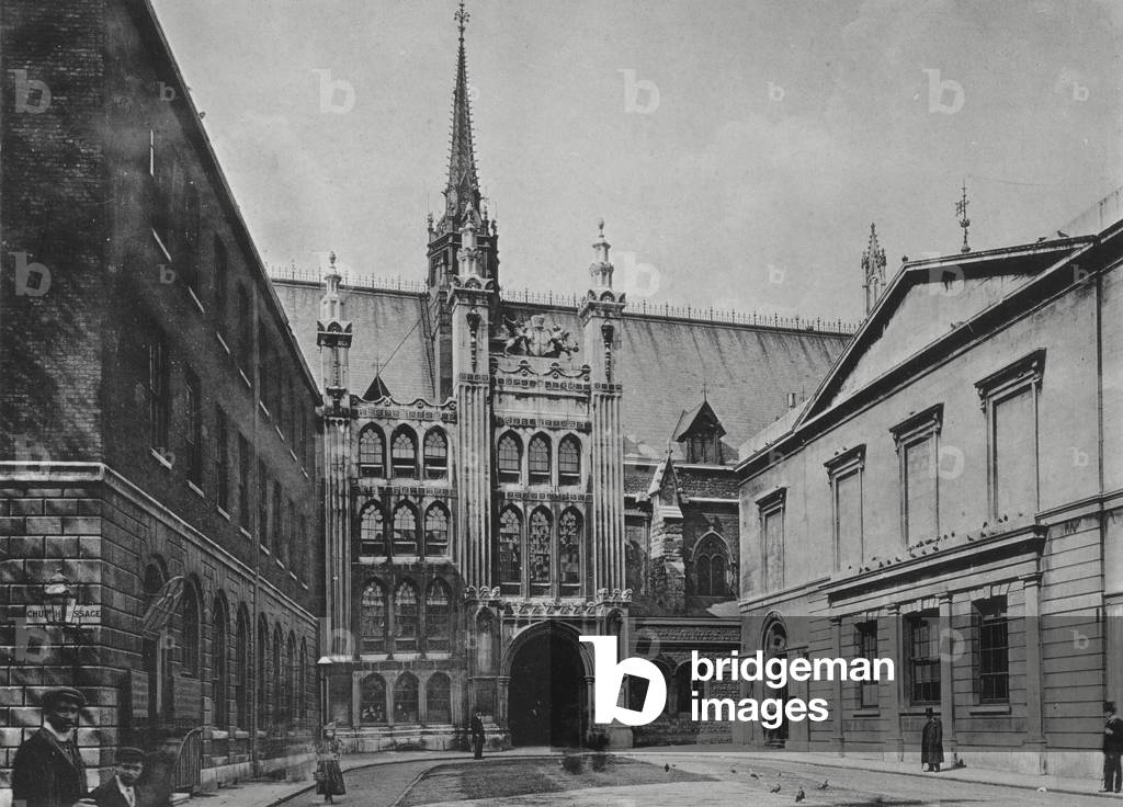 London: The Guildhall (b/w photo)