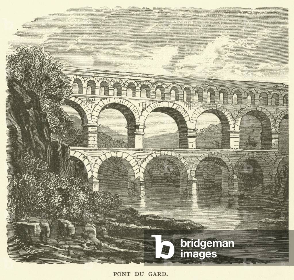 Pont du Gard (engraving)