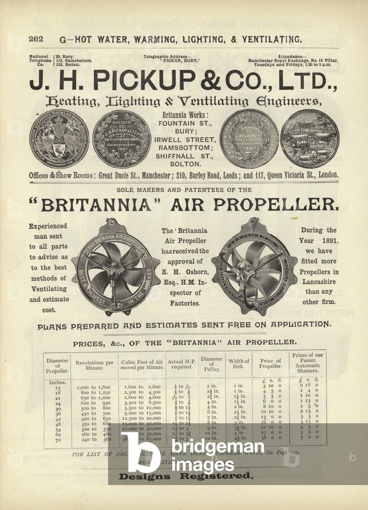 Page from The Architect's, Surveyor's and Engineer's Compendium 1892 (engraving)