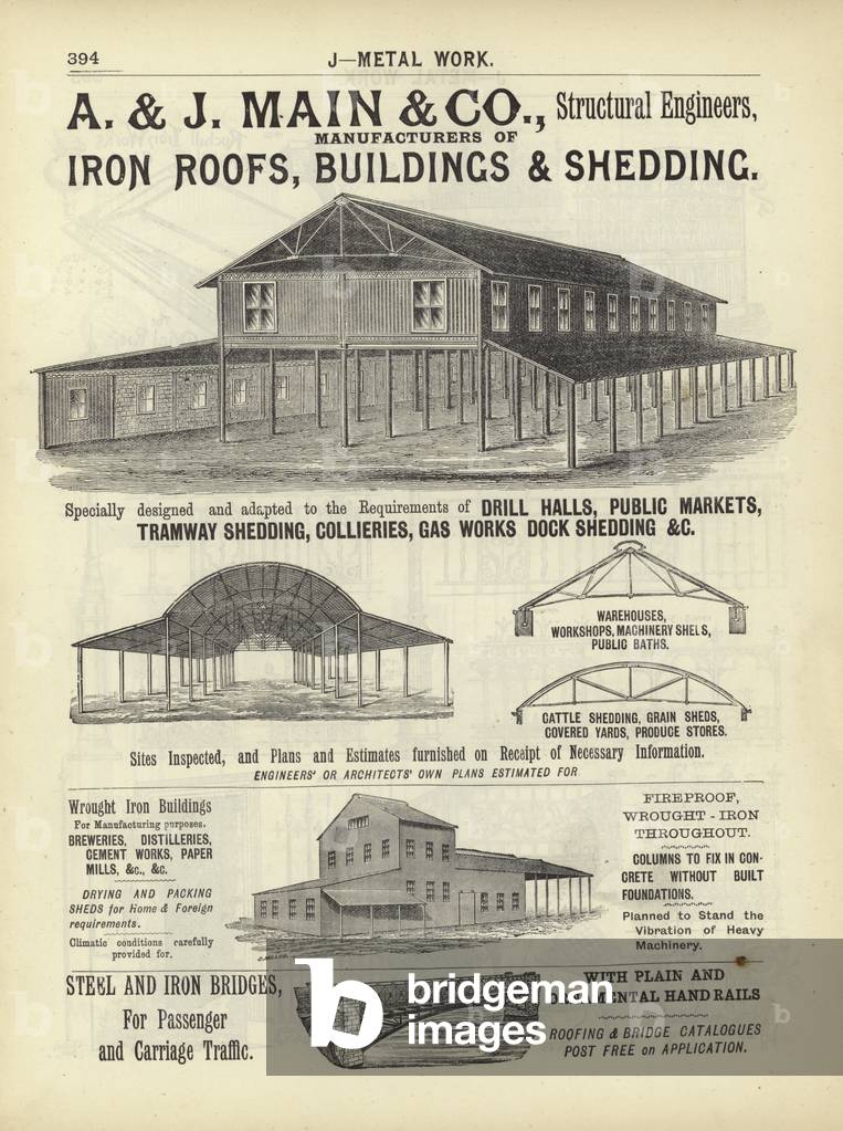 Page from The Architect's, Surveyor's and Engineer's Compendium 1892 (engraving)