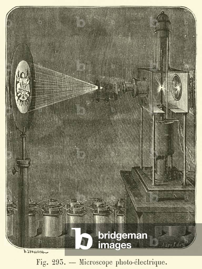 Microscope photo-electrique (engraving)