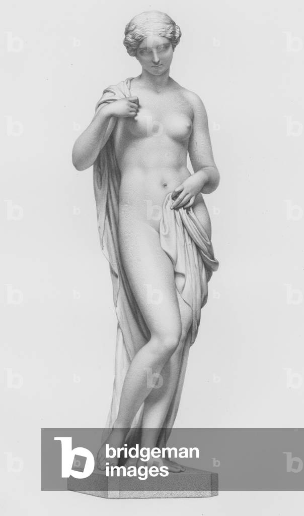 The Day-Dream, engraved by R Artlett from the statue by P Mac Dowell, RA (engraving)