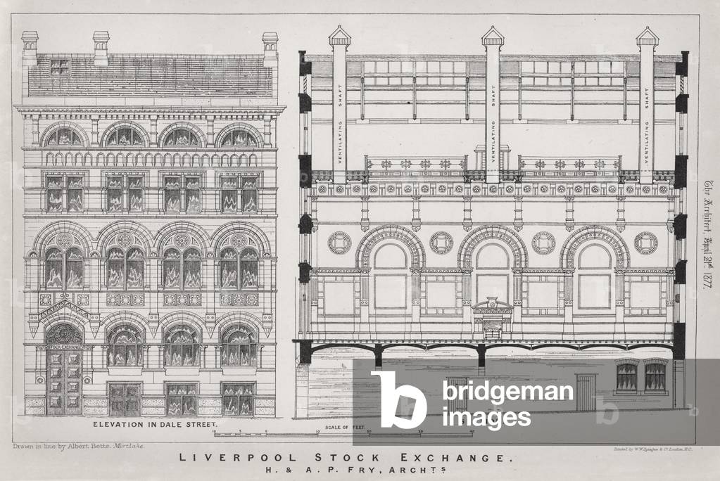 Liverpool Stock Exchange (engraving)