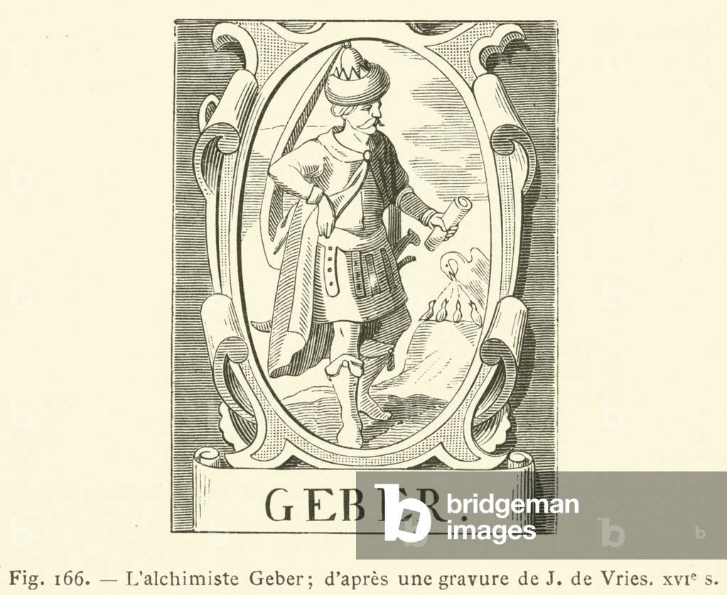 L'alchimiste Geber (engraving)