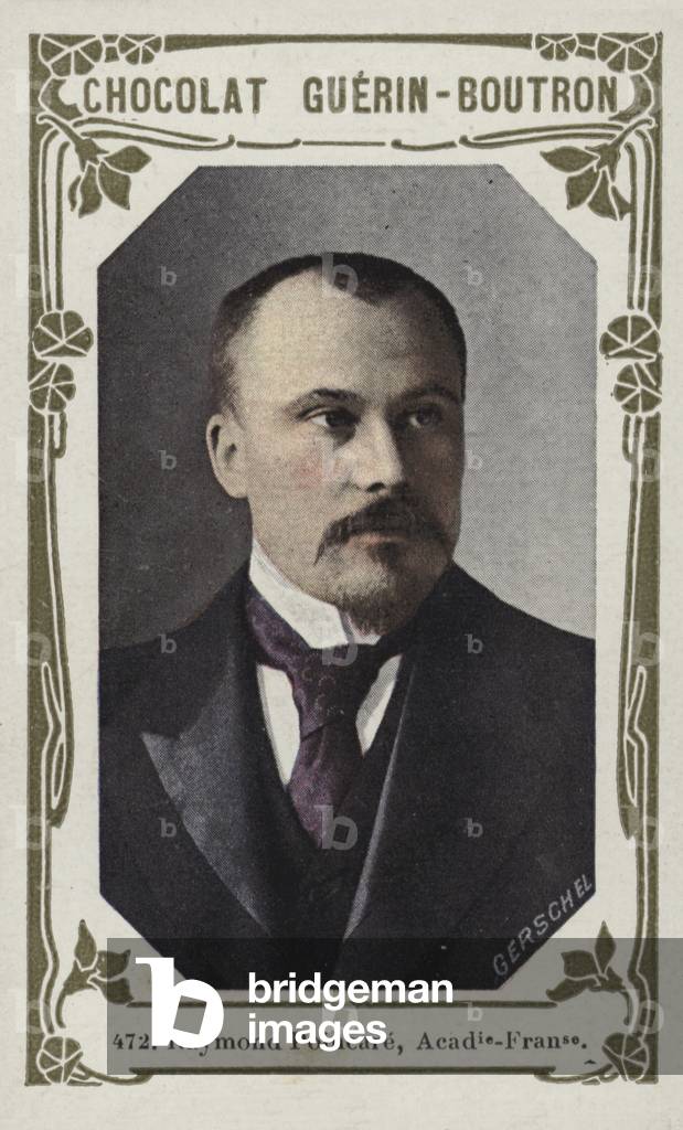 Raymond Poincare, Academie-Francaise (coloured photo)