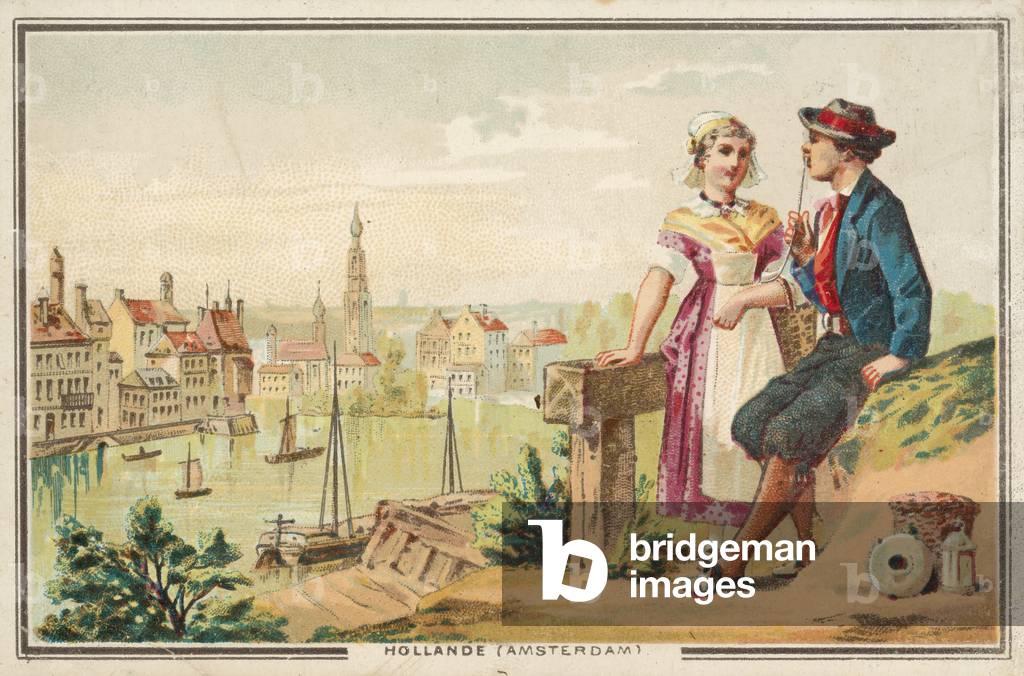 Amsterdam, Netherlands (chromolitho)