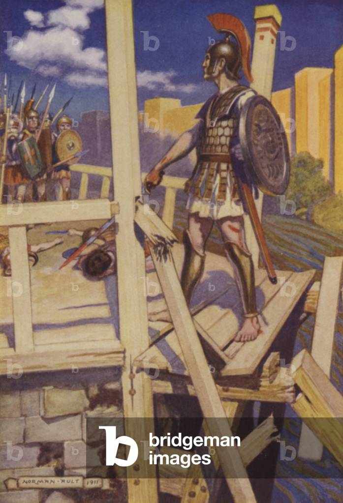 Horatius (colour litho)