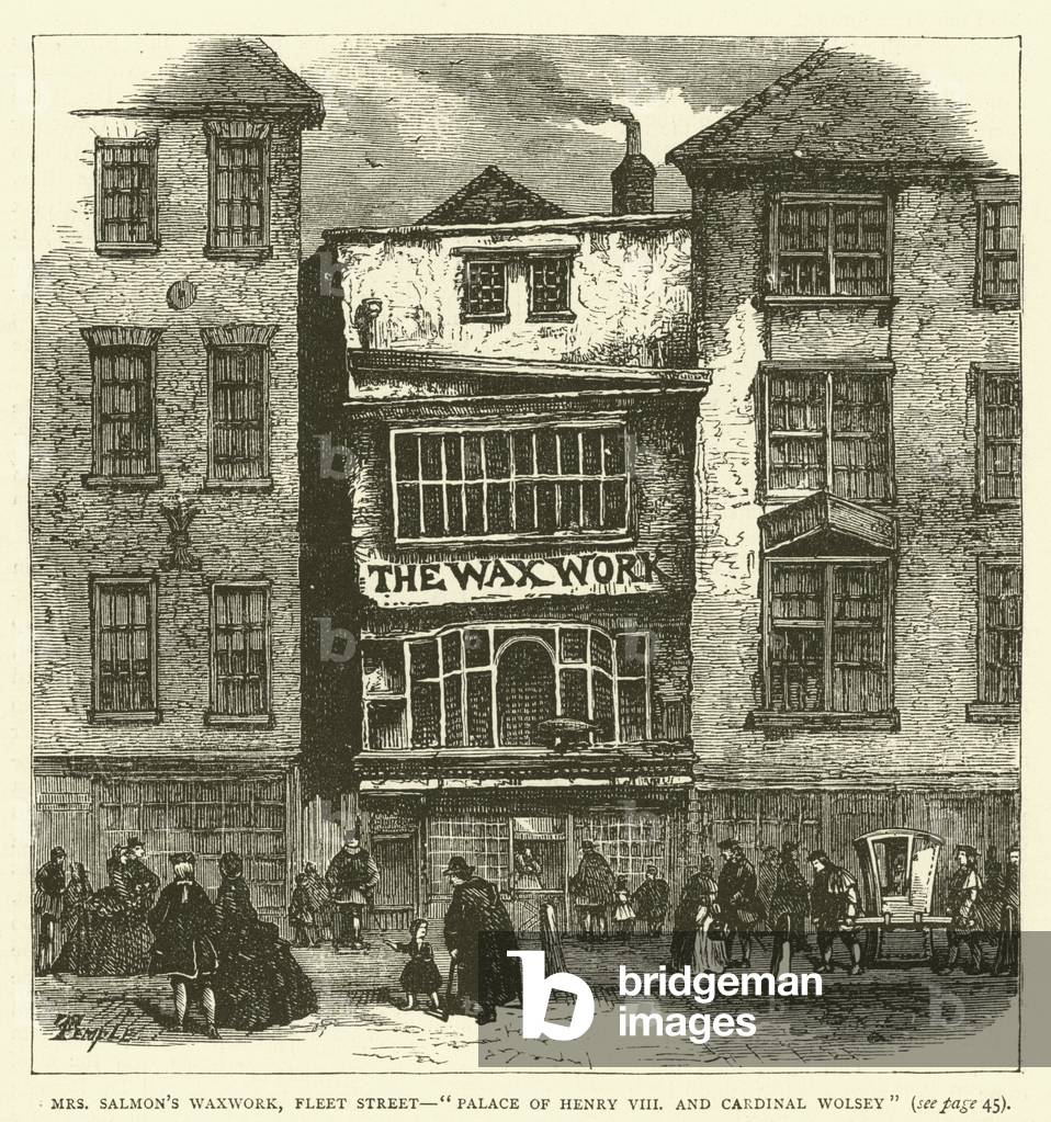 Mrs Salmon's Waxwork, Fleet Street, 
