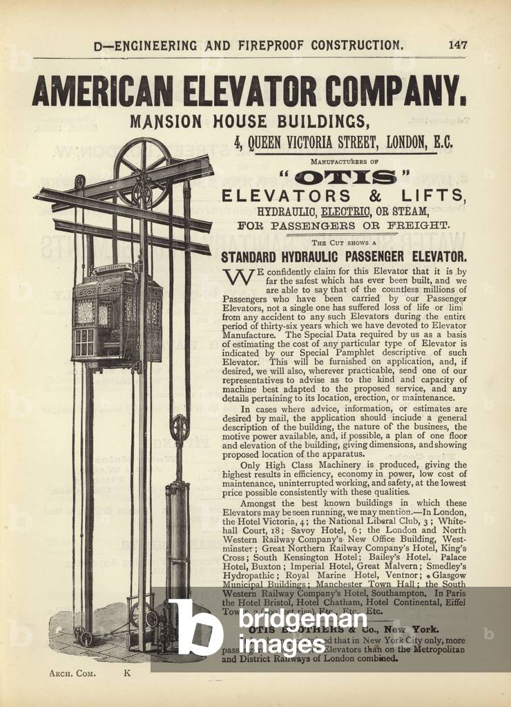 Page from The Architect's, Surveyor's and Engineer's Compendium 1892 (engraving)