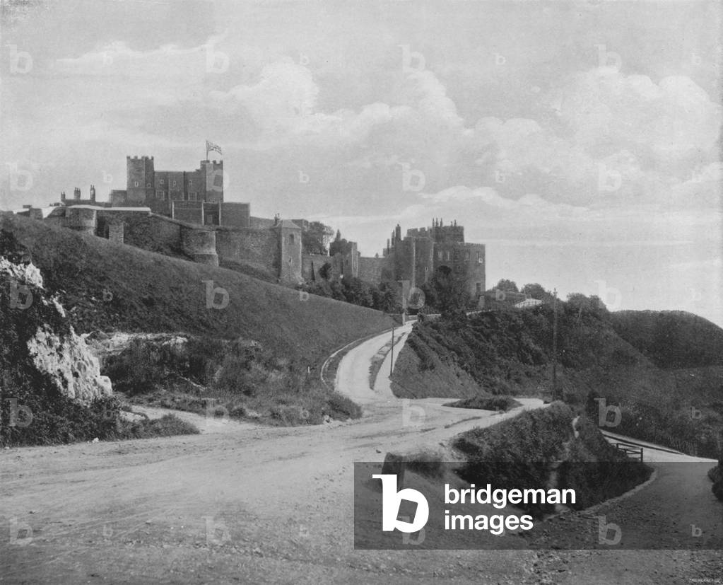 Dover Castle (b/w photo)