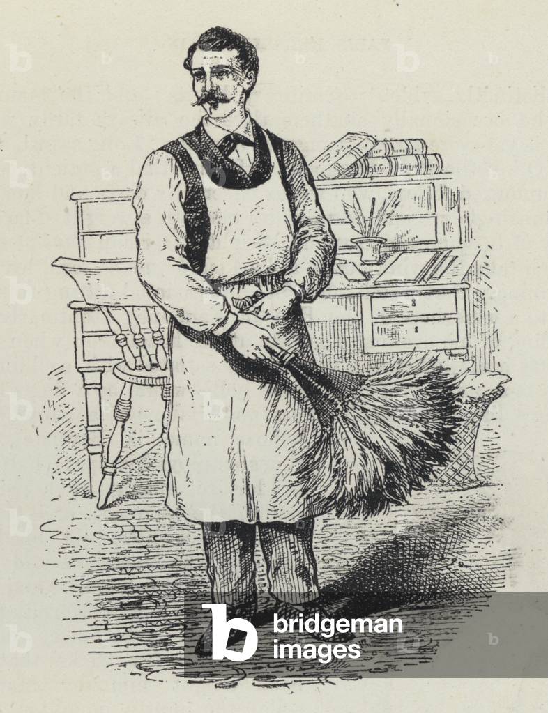 Male cleaner (engraving)