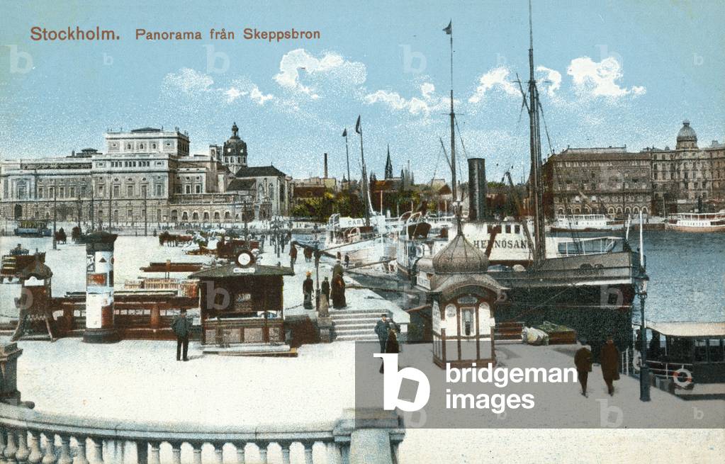 Skeppsbron, Stockholm (colour photo)