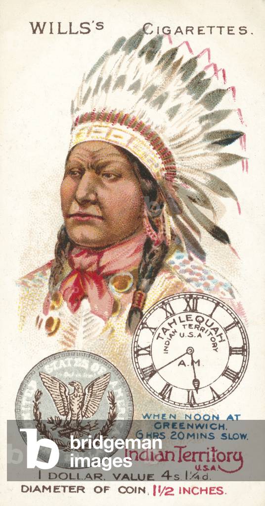 Indian Territory, USA, Dollar (chromolitho)