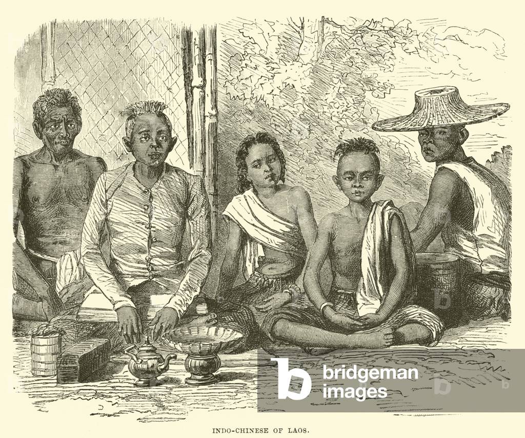 Indo-Chinese of Laos (engraving)