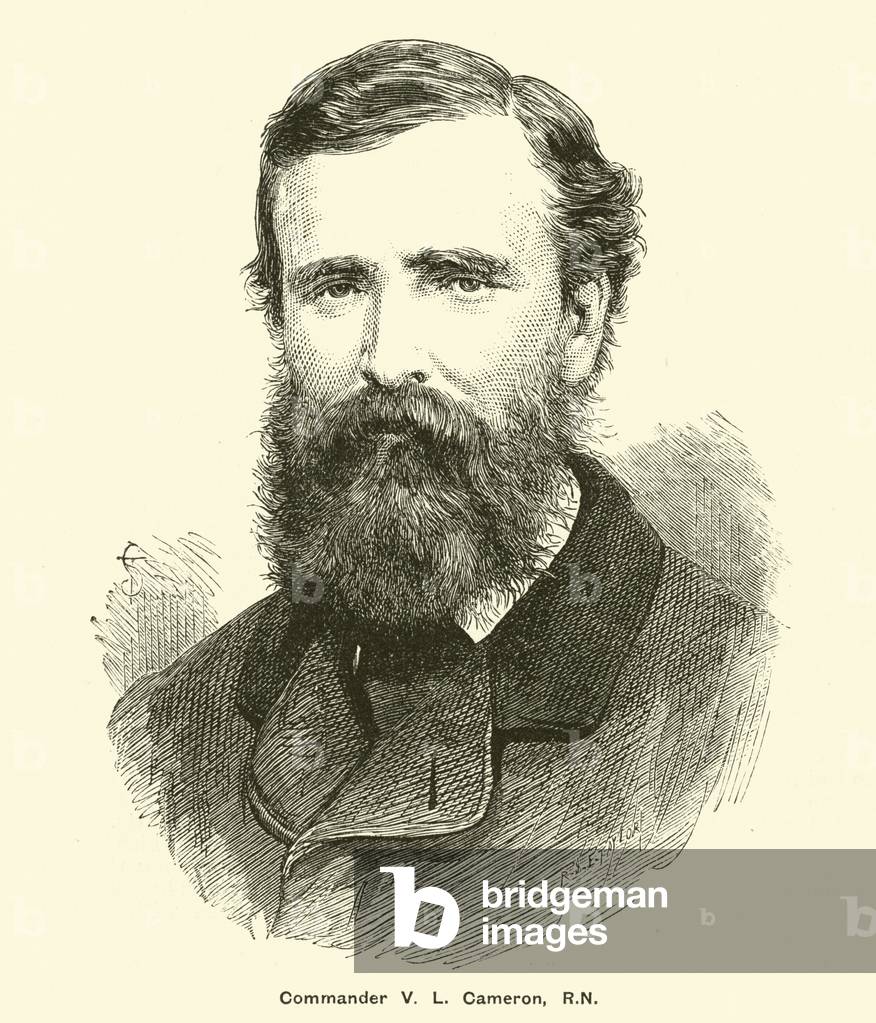Commander V L Cameron (engraving)