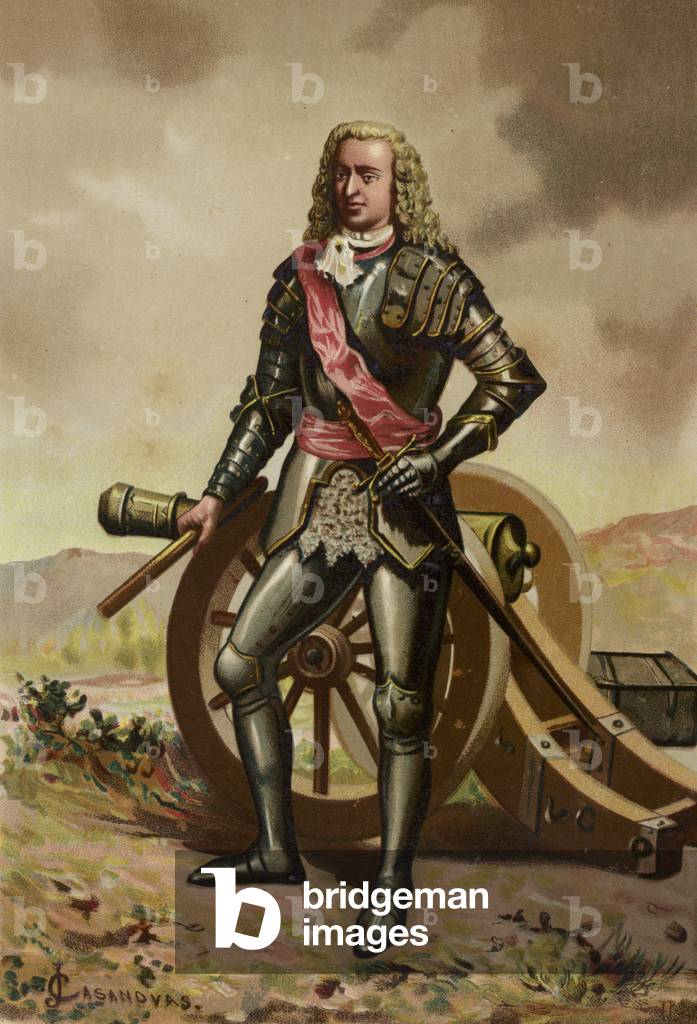 Philip V, King of Spain (chromolitho)