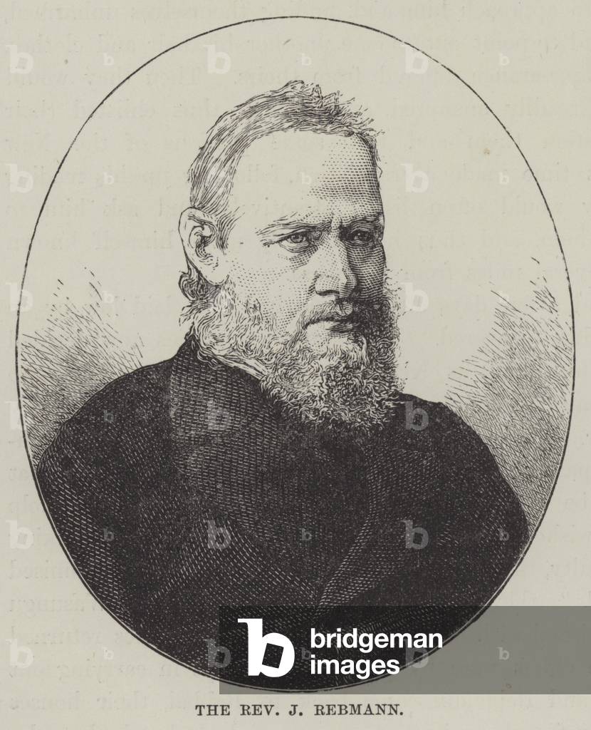The Reverend J Rebmann (engraving)